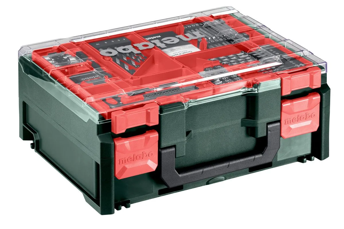 Акумуляторний шурупокрут-дриль Metabo BS 18 Set 18В, 2х2А·год, 24·48Нм, 0-450·0-1600 об/хв, вага 1.3 кг.