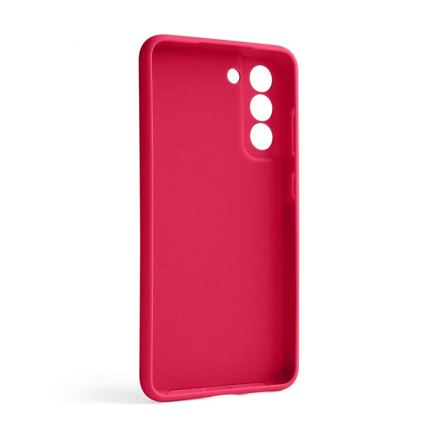 Чохол силіконовий для Samsung S21 FE червоний