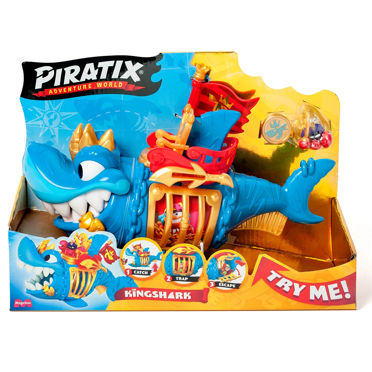 Ігровий набір Piratix пластик 27 см Королівська акула