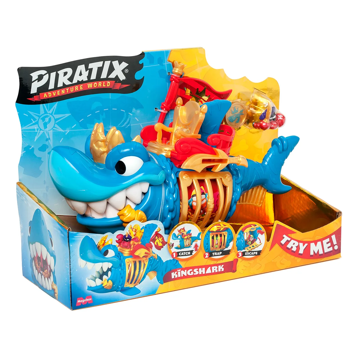 Ігровий набір Piratix пластик 27 см Королівська акула