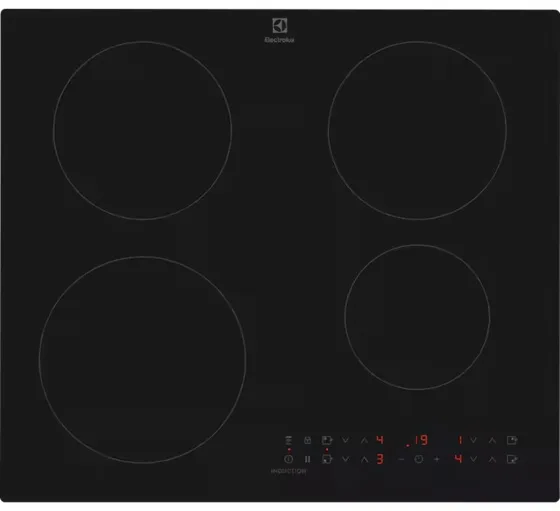 Електрична варильна поверхня Electrolux Склокераміка 59х52 см Чорна 4 конфорки