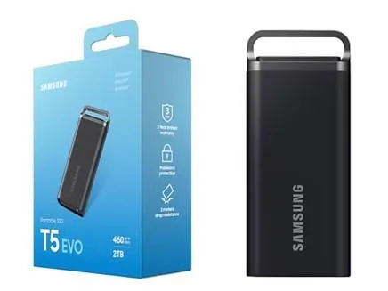 Портативний SSD Samsung 2TB USB 3.2 Gen 1 Type-C T5EVO