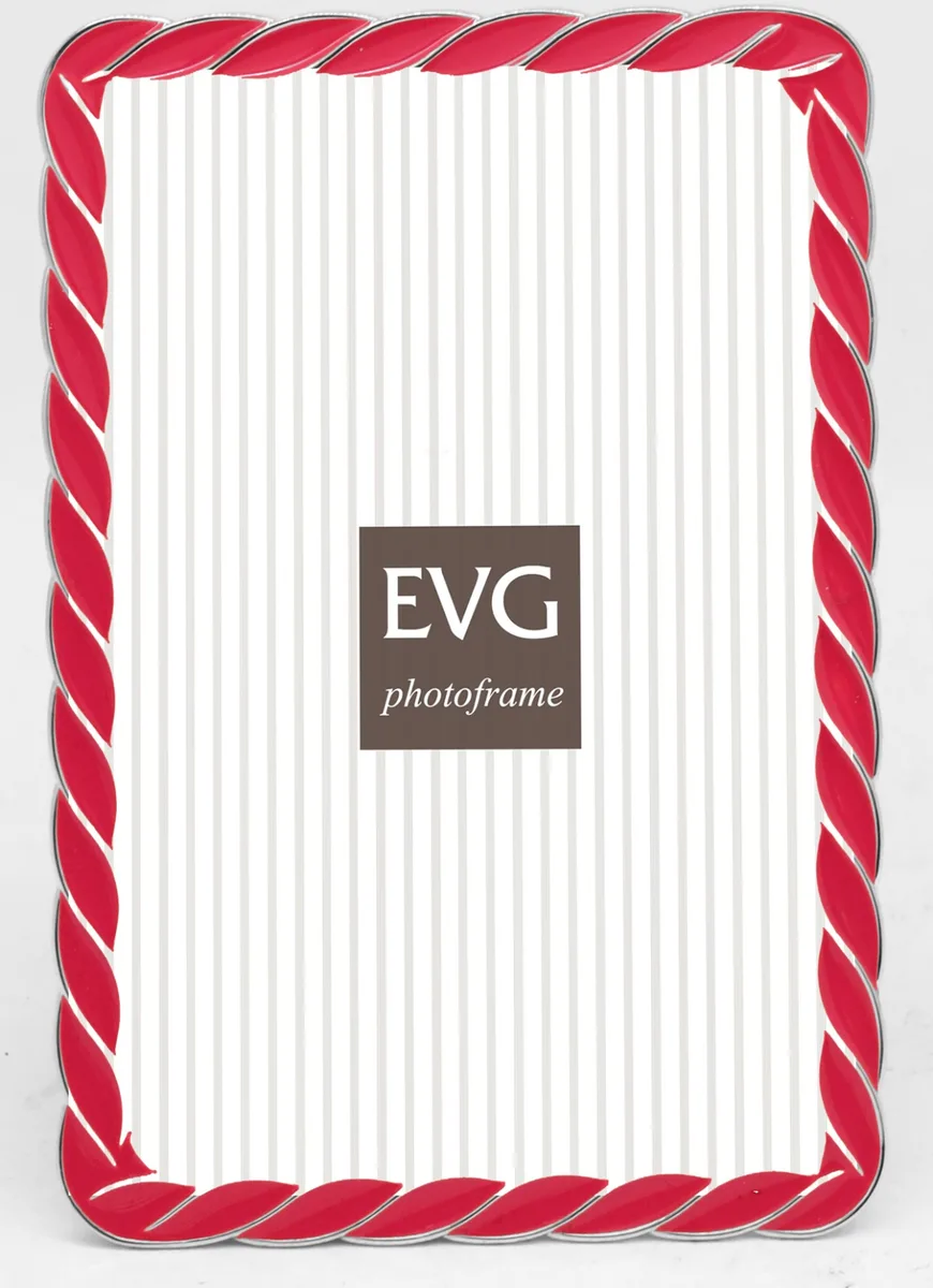 Фоторамка EVG метал 10х15 см червона