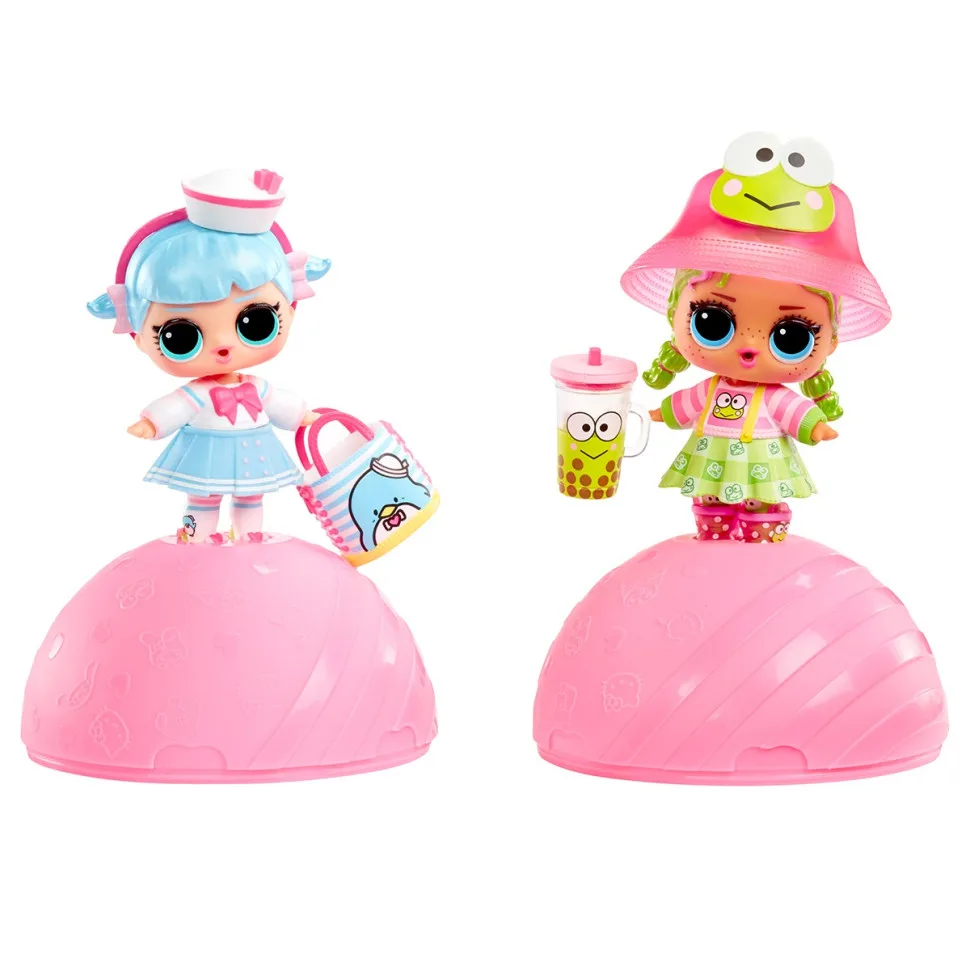 Дитячий ігровий набір L.O.L. Surprise! пластик 8 ляльок Hello Kitty кольоровий