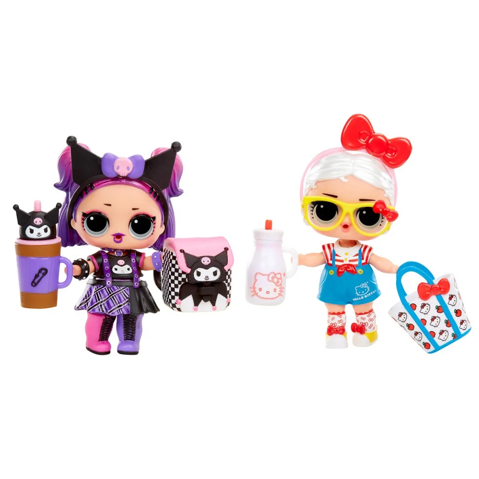 Дитячий ігровий набір L.O.L. Surprise! пластик 8 ляльок Hello Kitty кольоровий