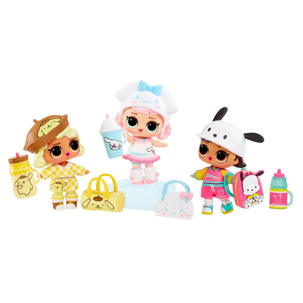 Дитячий ігровий набір L.O.L. Surprise! пластик 8 ляльок Hello Kitty кольоровий