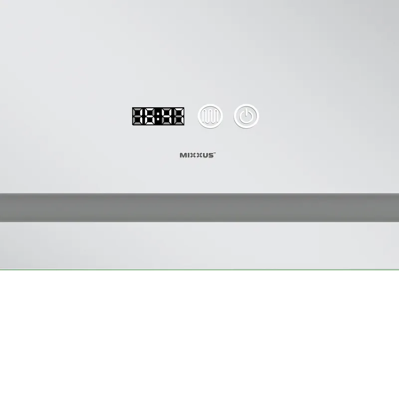 Дзеркало настінне LED FLASH MR21 60x80 см алюмінієве біле з антизапотіванням