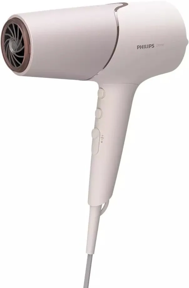 Фен Philips 5000 Series 2300 Вт 3 режими дифузор іонізація біло-рожевий