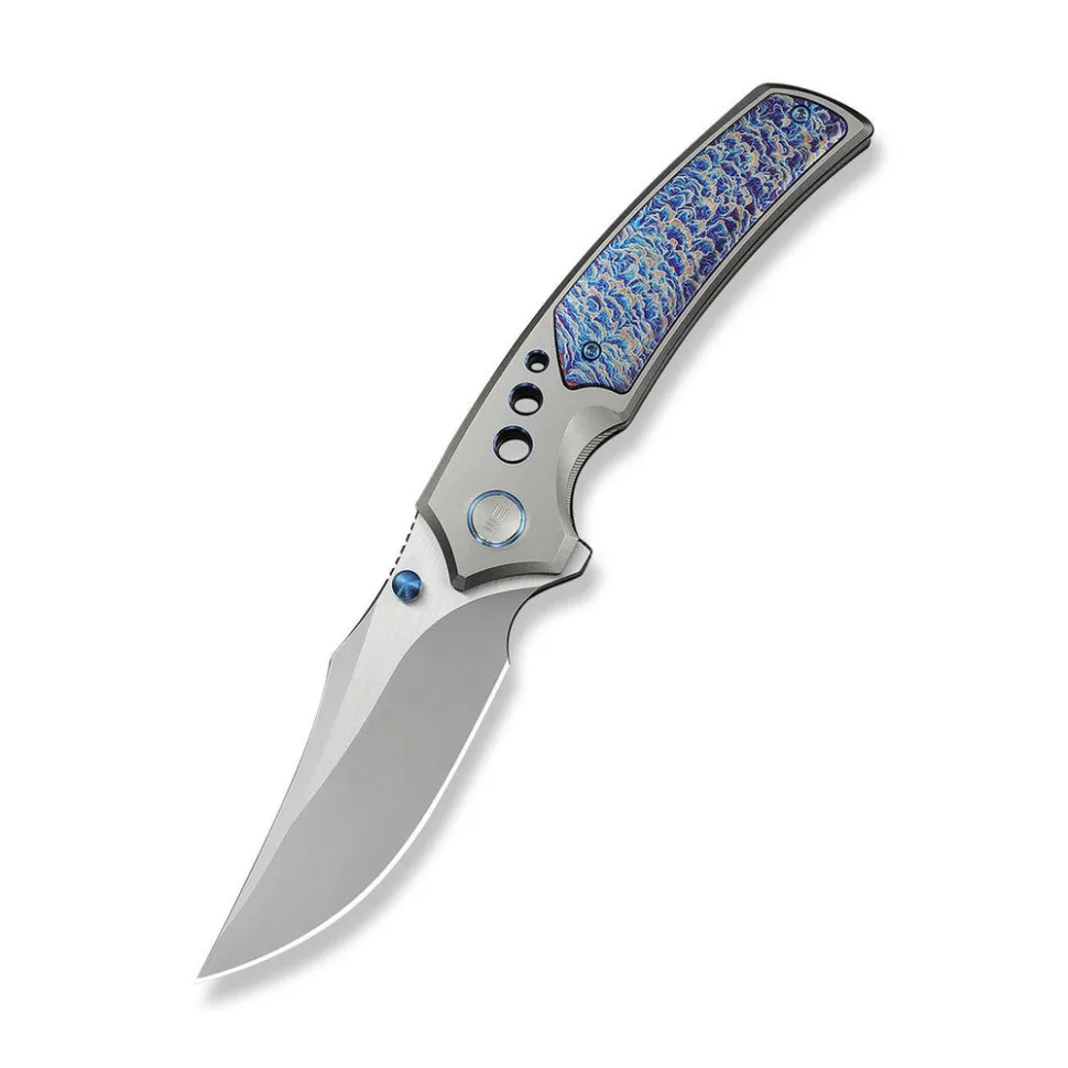 Ніж Weknife Титан Bohler M390 220,3 мм Синій Сірий