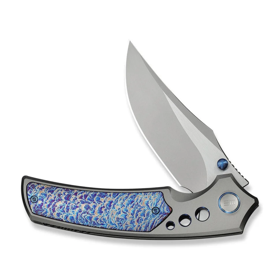 Ніж Weknife Титан Bohler M390 220,3 мм Синій Сірий