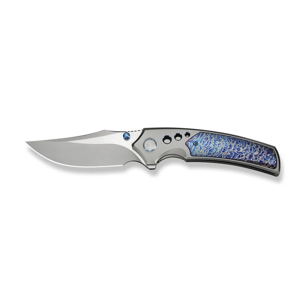 Ніж Weknife Титан Bohler M390 220,3 мм Синій Сірий