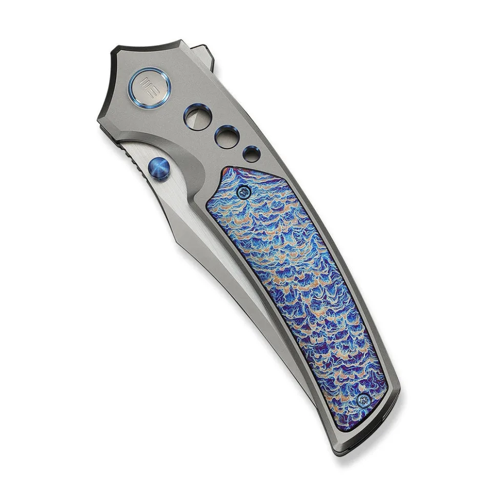 Ніж Weknife Титан Bohler M390 220,3 мм Синій Сірий