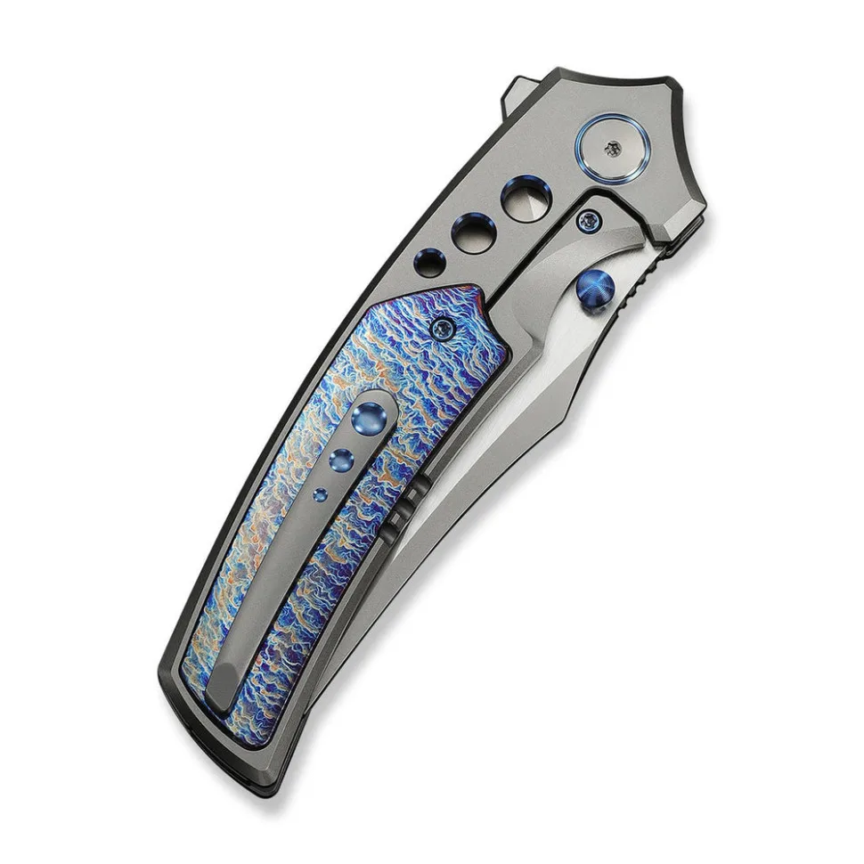 Ніж Weknife Титан Bohler M390 220,3 мм Синій Сірий