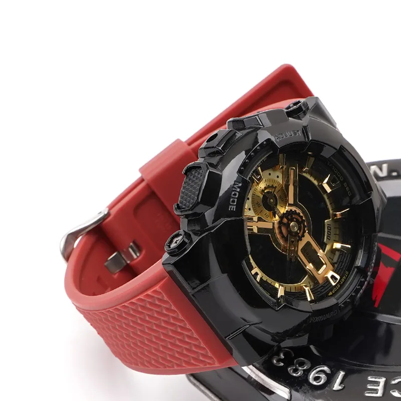 Ремінець Casio G-Shock полімер 21,3 см 16 мм червоний