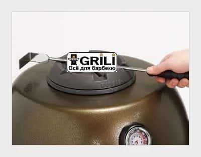 Кочерга Broil King нержавеющая сталь 46х9 см металл черный