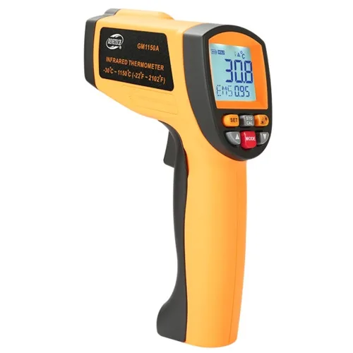 Пірометр інфрачервоний Benetech GM1150A -30 до +1150°C 50:1 пило- та вологозахищений корпус