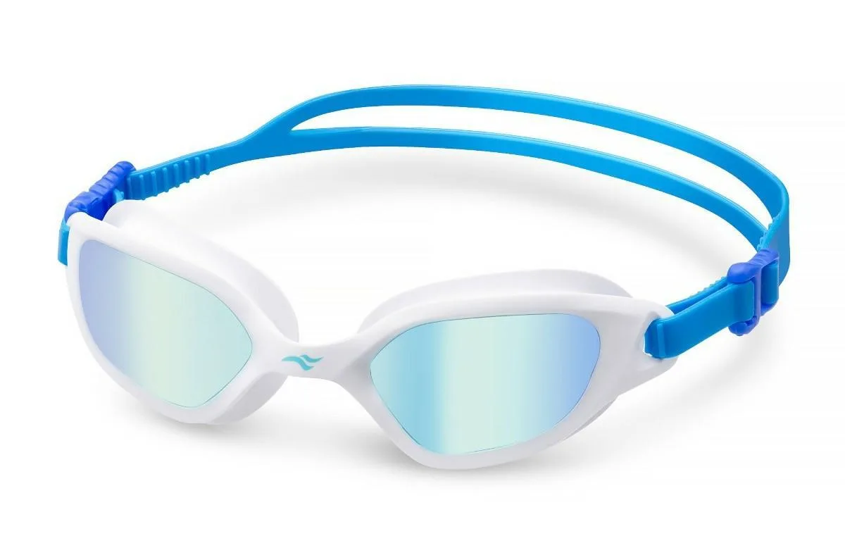 Окуляри для плавання AQUA SPEED TPE OFSM білий блакитний