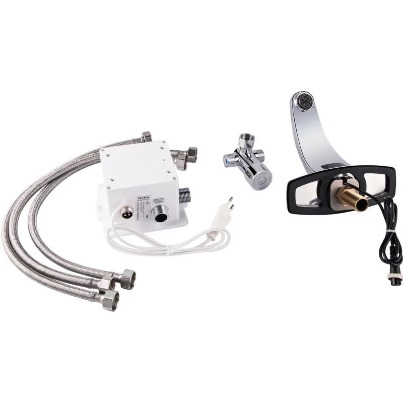 Бесконтактный смеситель Lidz Tech 077 хромированный цинковый 165х145х135 мм
