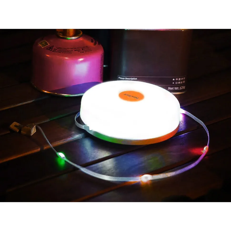 Кемпінговий ліхтар-гірлянда NexTool ABS 7 м RGB