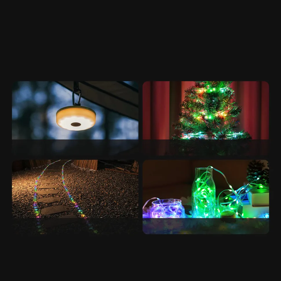 Кемпінговий ліхтар-гірлянда NexTool ABS 7 м RGB