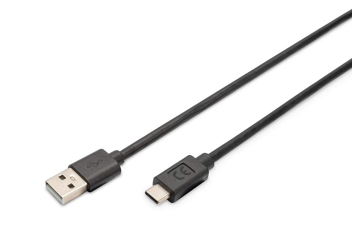 Кабель DIGITUS USB-A до USB-C 3 м чорний