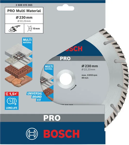 Алмазний диск Bosch Professional Stf Universal, 230x22.23 мм, для бетонних робіт.