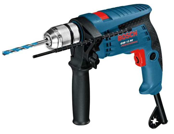 Ударний дриль Bosch Professional GSB 13 RE 600Вт, патрон 1.5-13мм, швидкість 0-2800 об/хв, вага 1.8кг.
