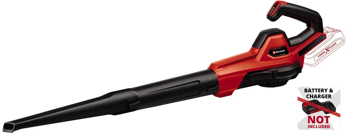 Акумуляторний садовий повітродув Einhell GE-UB 18/250 Li E - Solo 18В PXC: швидкість 250 км/год, продуктивність 120 куб. м/год, ва