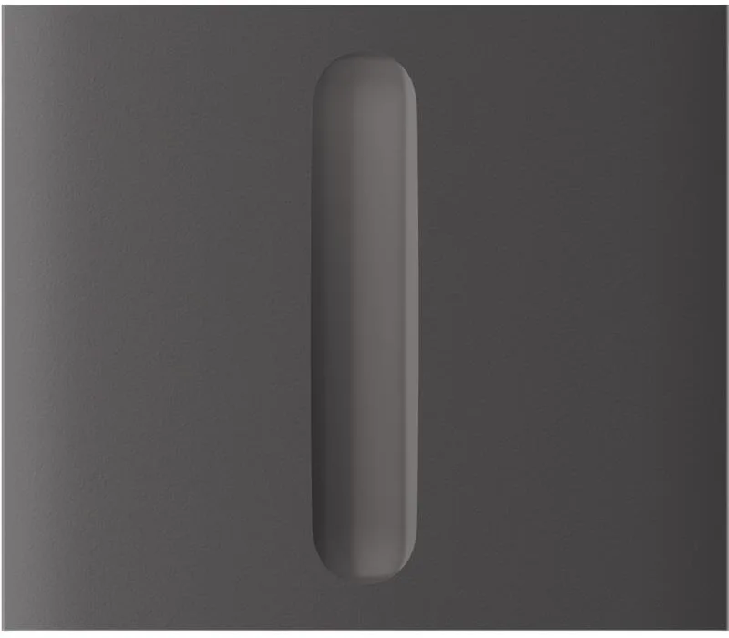 Кнопка центральна для одноклавішного вертикального вимикача димера Ajax CenterButton Dimmer Vertical 1-gang 2-way for LightSwitch, Jeweler, бездротовий, grey