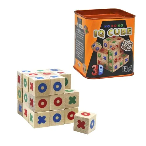 Настільна гра Dankotoys IQ Cube хрестики-нулики для дітей та дорослих, розвиває стратегічне мислення