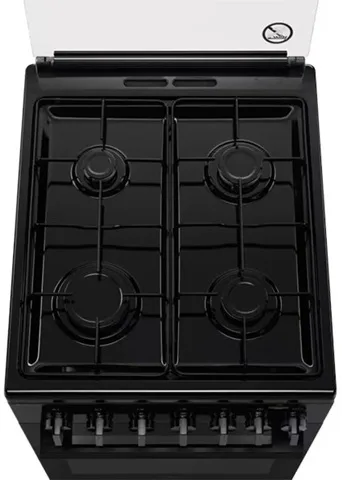 Комбінована плита Electrolux газова 4 конфорки 50х85,5х60 см Чорна