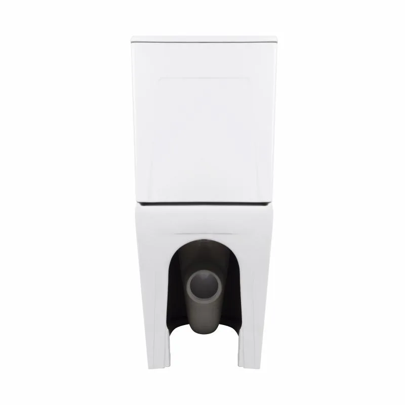 Унитаз напольный безободковый Ultra Quiet 660x360x855 мм керамика белый
