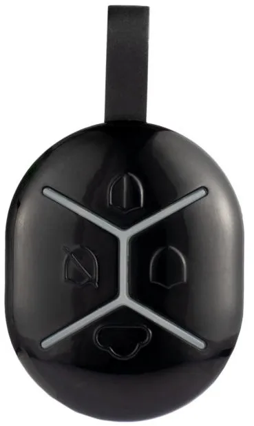 Брелок U-Prox Keyfob B4 Black, 4 кнопки, бездротовий, чорний
