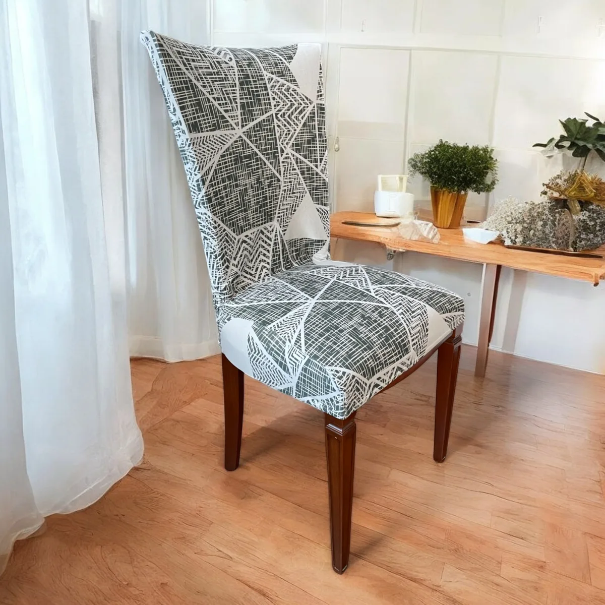 Чохол на стілець Love You трикотажний 230 г/м2 мультиколор 45-60 см