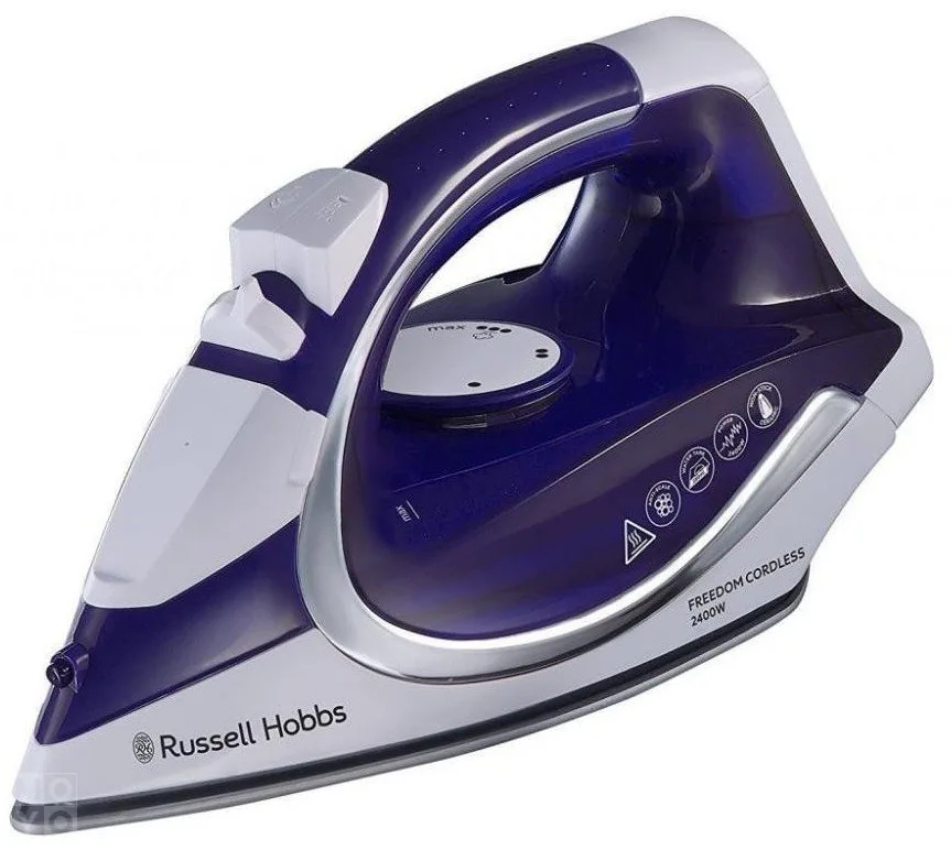 Праска Russell Hobbs безпровідна Supreme Steam, 2400 Вт, об'єм резервуару 300 мл, паровий удар до 40 г/хв, постійна подача пари 13