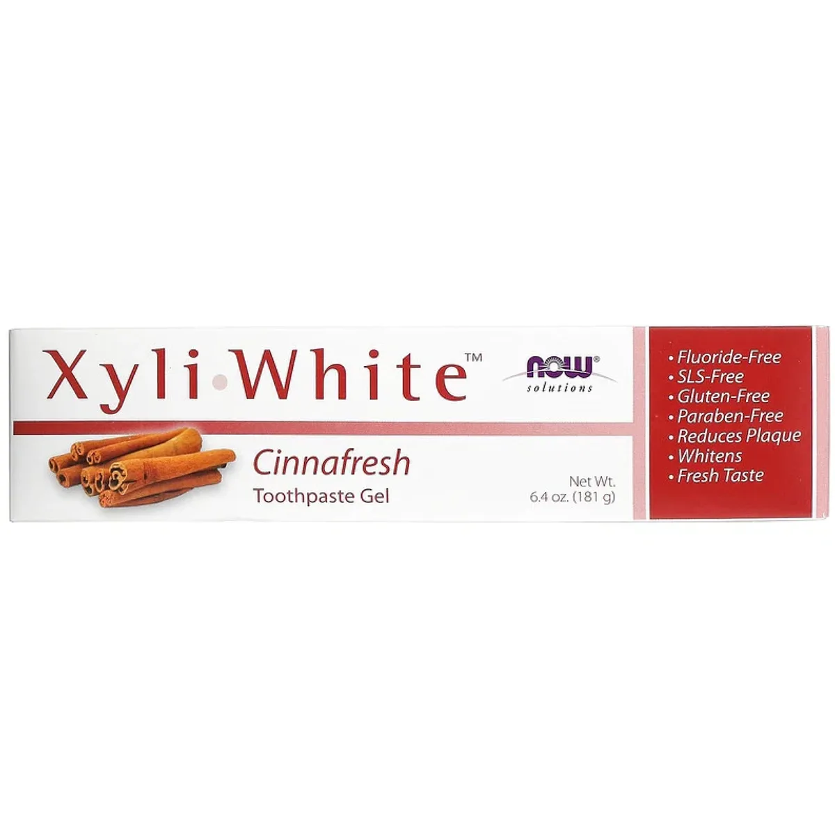 Зубная паста Xyliwhite Cinnafresh без фтора 181 г гель с ксилитом и папаином Коричная свежесть