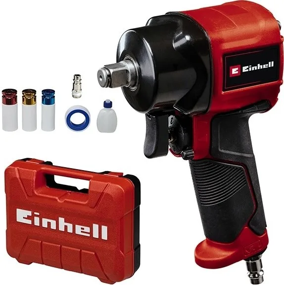 Гайковерт пневматичний Einhell 610Нм ударний для заміни автомобільних шин кейс 1.14кг