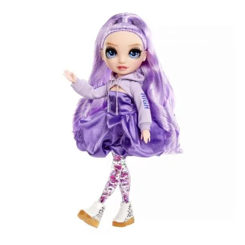 Лялька Rainbow High Віола Sparkle Shine лялька з прозорими ногами для дівчаток з блискітками