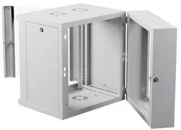 Шкаф ZPAS 19", 18U, Z-CUBE, сменные боковые стенки, стеклянные двери, 600x600 мм, максимально 60 кг, серая