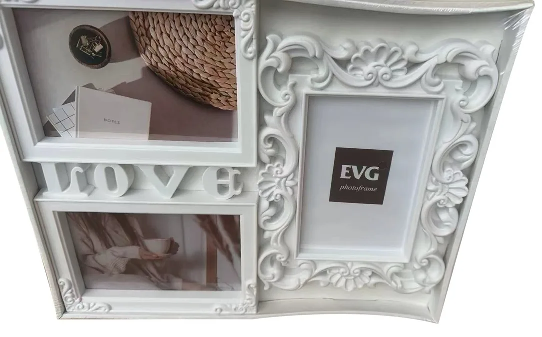 Мультирамка EVG INNO пластик 10x15 см біла на 3 фото