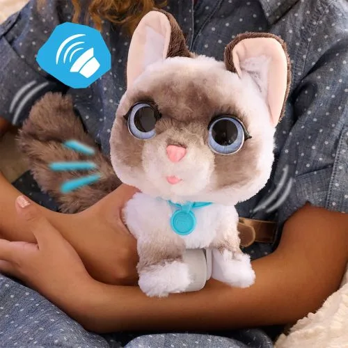 Інтерактивна іграшка FurReal Кошеня м'яка іграшка з повідцем для прогулянки домашній вихованець