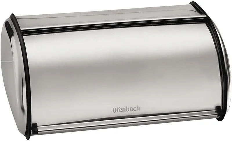 Хлібниця Ofenbach Breadbox з нержавіючої сталі 43.5х27х18 см срібляста