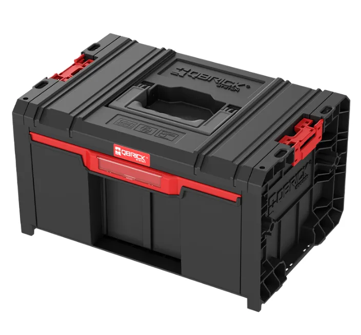 Ящик для інструментів Qbrick пластик 450х310х244 мм Чорно-червоний