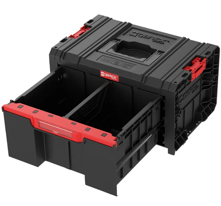 Ящик для інструментів Qbrick пластик 450х310х244 мм Чорно-червоний