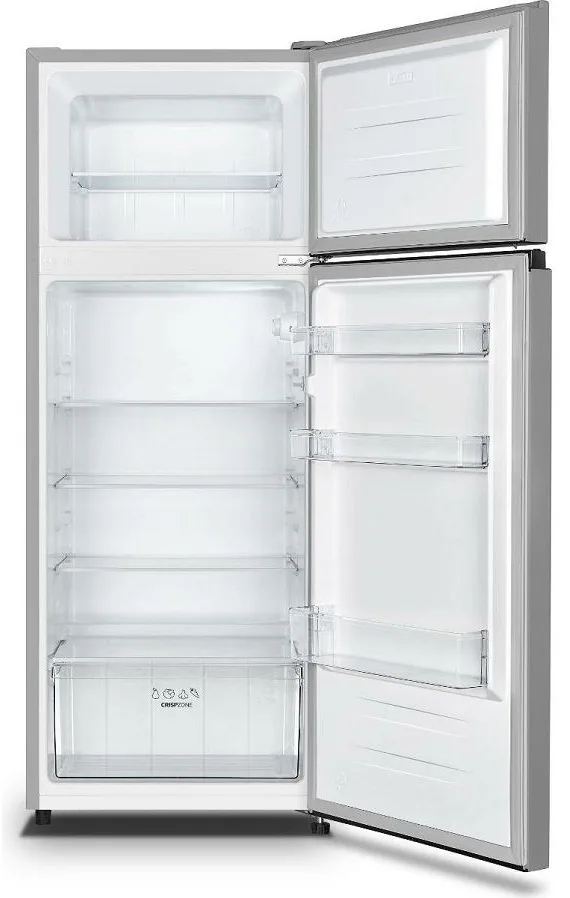 Холодильник Gorenje з верхнім морозильником, 144 см, 55 см, 55 см, об'єм холодильного відділу - 164 л, морозильного - 41 л, 2 двер