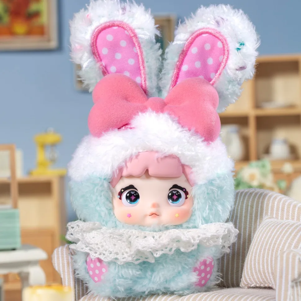 Колекційна м'яка іграшка Pop Top PVC 10 см Зайчата пастельні кольори