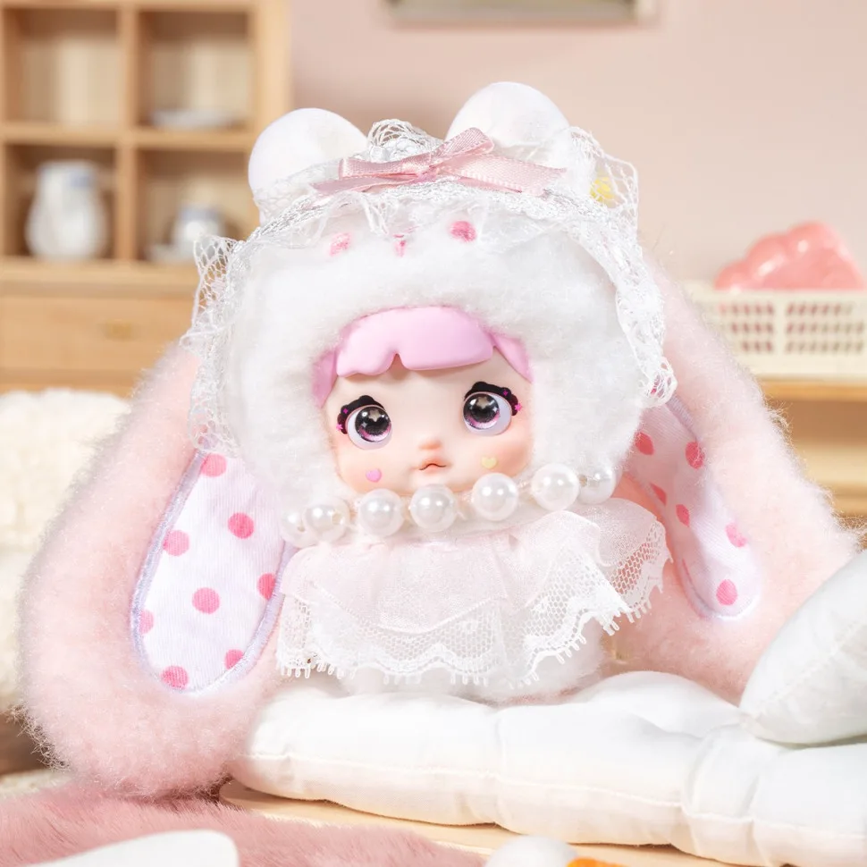 Колекційна м'яка іграшка Pop Top PVC 10 см Зайчата пастельні кольори