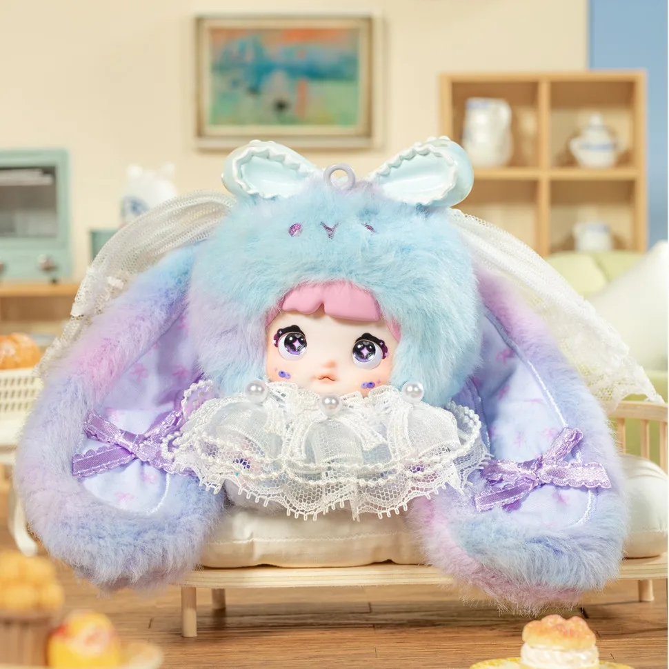 Колекційна м'яка іграшка Pop Top PVC 10 см Зайчата пастельні кольори