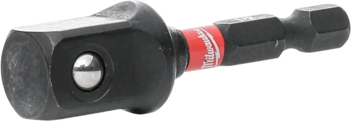 Перехідник Milwaukee з 1/4' Hex на 1/2' для торцевих головок 50 мм хром-молібденова сталь адаптер для шуруповерта з'єднувач