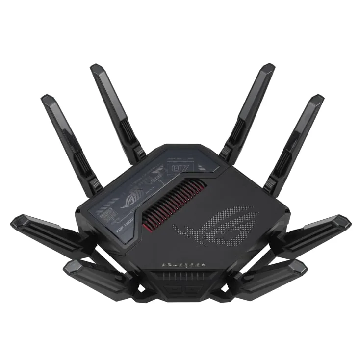 Маршрутизатор ASUS GT-BE98 BE25000, 1x10GE LAN, 3x2.5GE LAN, 1xGE LAN, 1x10GE WAN/LAN, 1x2.5GE WAN/LAN, 1xUSB3.2, 1xUSB2.0, MESH